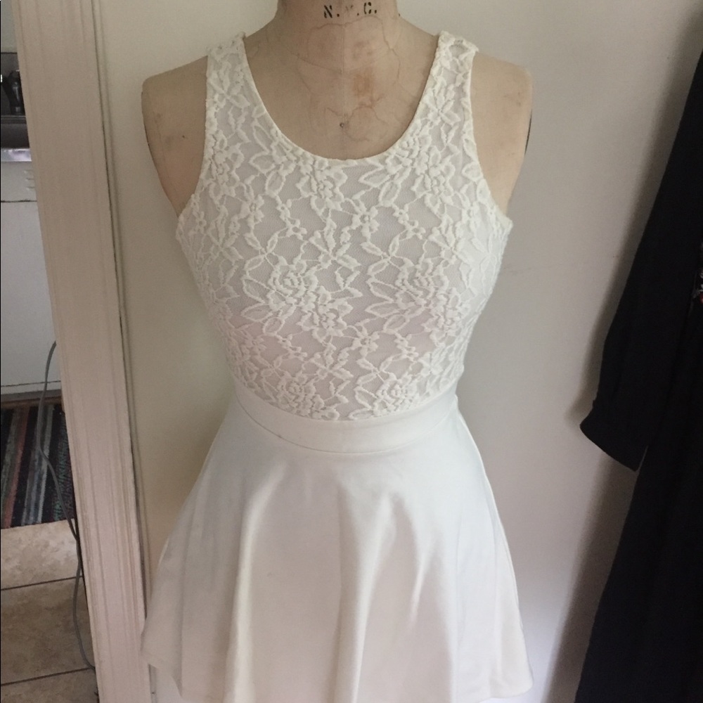 1 Urban outfitters Lace open back skater dress NWT